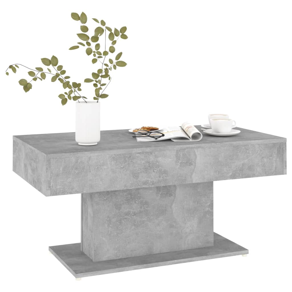  Coffee Table, Concrete Grey, 96x50x45 Cm