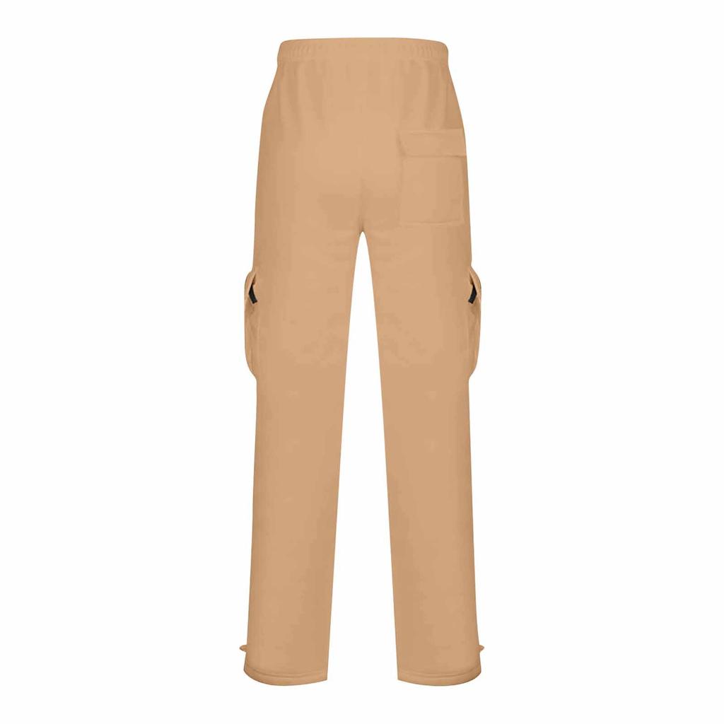 Spodnie męskie ze ściągaczem i wieloma kieszeniami, swobodne, spodnie trekkingowe, spodnie bawełniane twill