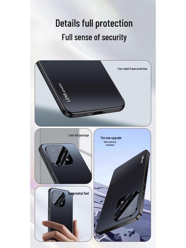 OnePlus 15 Galvanisierte Acryl Handyhülle - Fingerabdruckfest, Sturzsicher, Leicht, Harte Schutzhülle