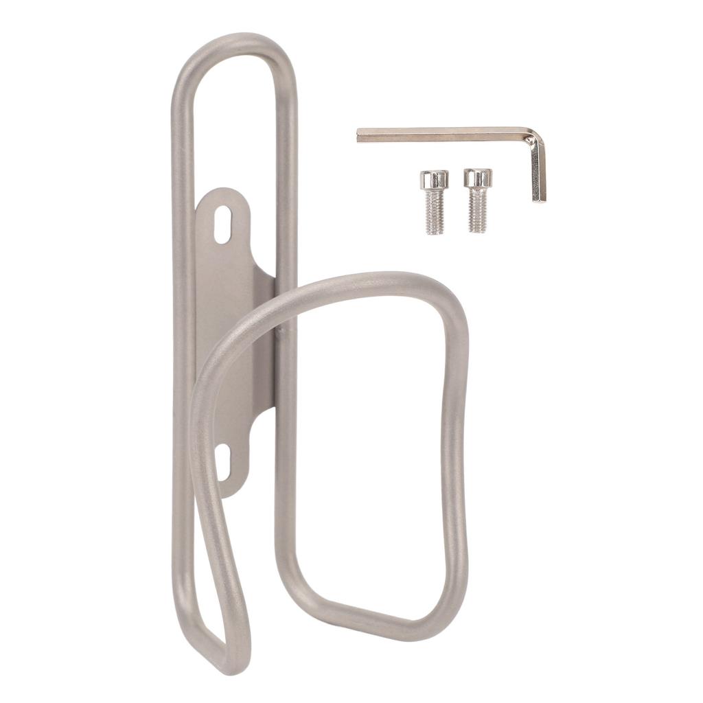 Water Bottle Cage Ti Alloy Lightweight Flexible High Strength Water Cup Holder Bracket for Cycling Riding