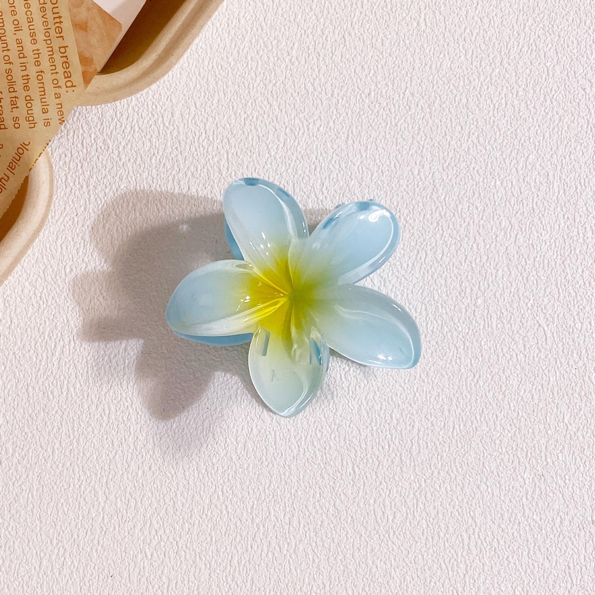 

1 шт. Цветочные заколки для волос коготь пластиковая заколка для девочек краб летняя пляжная вечеринка корейские аксессуары для волос свадьба день рождения подарок