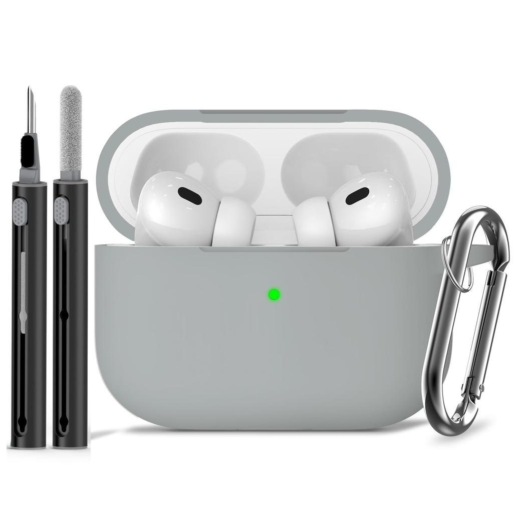Für AirPods Pro 3. Generation Hülle Neue Weiche Silikonhülle für AirPods Pro 3 Schutzhülle mit Reinigungsset für AirPods Pro 3