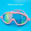 HD Cartoon Unisex Kids' Large Frame Swimming Goggles, Anti-Fog & Waterproof