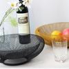 Iron Art Large Capacity Fruit Holder Hollow Capsule Storage Basket