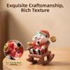 Resin God of Wealth Ornament Best Wishes Fortune Desktop Decoration  Workstation  Ornament