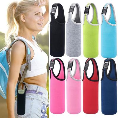 750/1000/1500ml Sport-Wasserflaschenhülle Isoliertasche Neopren-Beutelhalter Ärmelabdeckung Träger für Becher Tasse Campingzubehör
