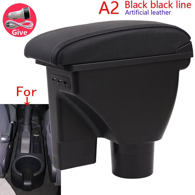 

Для Hyundai Getz Armrest box Car Storage Box Car Accessories Interior Details Retrofit Parts PU Leather Easy Installation