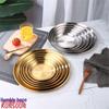 Korean Style Stainless Steel Round Plate