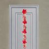 Traditional Chinese Red Berries Pendant Window for Farmhouse Study Room Home