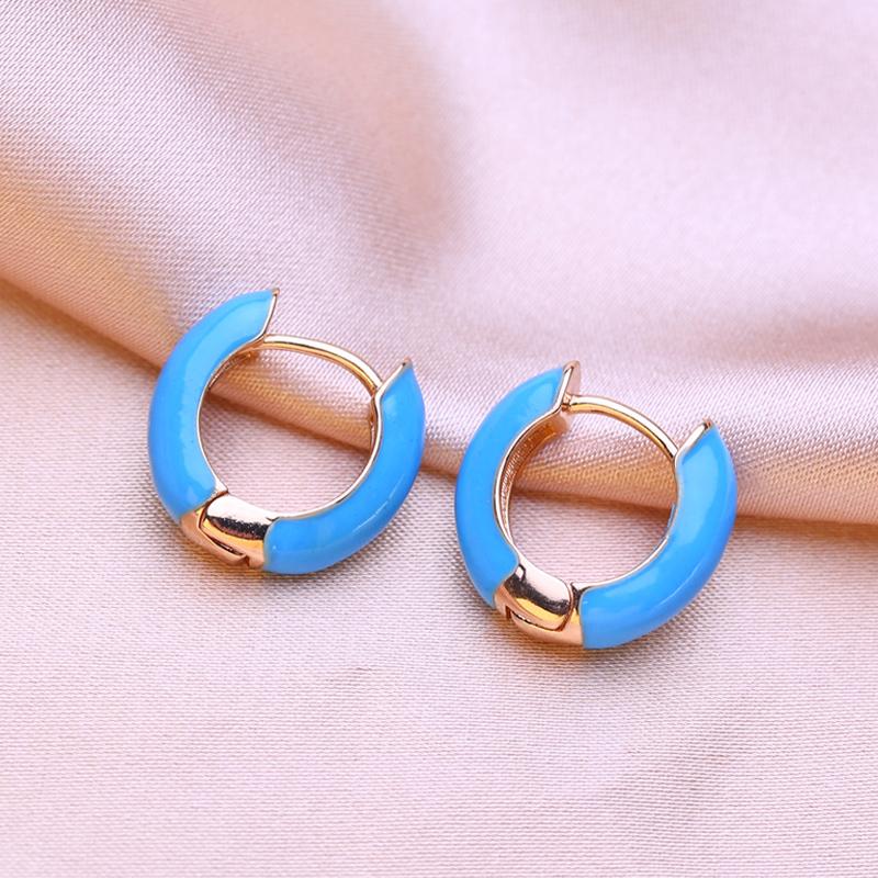 KNIKOO Boucles d'oreilles à Clip rondes pour femmes, bijoux à la mode, cadeaux de fête de mariage