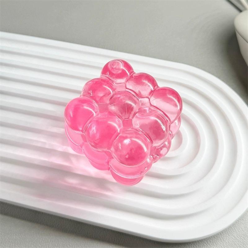 Three Dimensional Bubble Cube Relief Sensory Toy Non-Toxic Maltose Slow Rebound Squeeze Decompression Toy For Adhd Gift