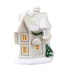 Christmas LED Light House Luminous Wooden Cabin Ornament Snow Scene Village Christmas Decoration For Home  New Year