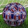 Fc Crest Design Printed Size 5 Soccer Balls, High-Quality, Anti-Slip, Protective Football, A Unique Gift , Birthdays, Christmas Gifts