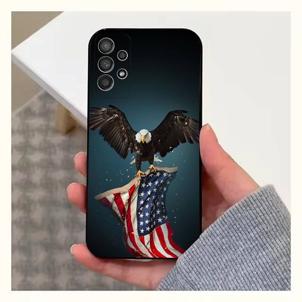 Americans Flag Great Case For Samsung S22,S21,S9,S25,S24,S23,Ultra,FE,S20,S10,Plus,Lite,Soft Silicone Black