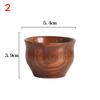 Wooden Cup Wood Coffee Tea Beer Juice Milk Water Mug Coffee Beer Mug with Wood Handle Retro Office Kitchen Drinkware Accessories