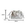 Fashion Butterfly Mini Crossbody Bags Drawstring Pu Leather Bucket Shoulder Bags Ladies Leisure Small Phone Handbags AVE