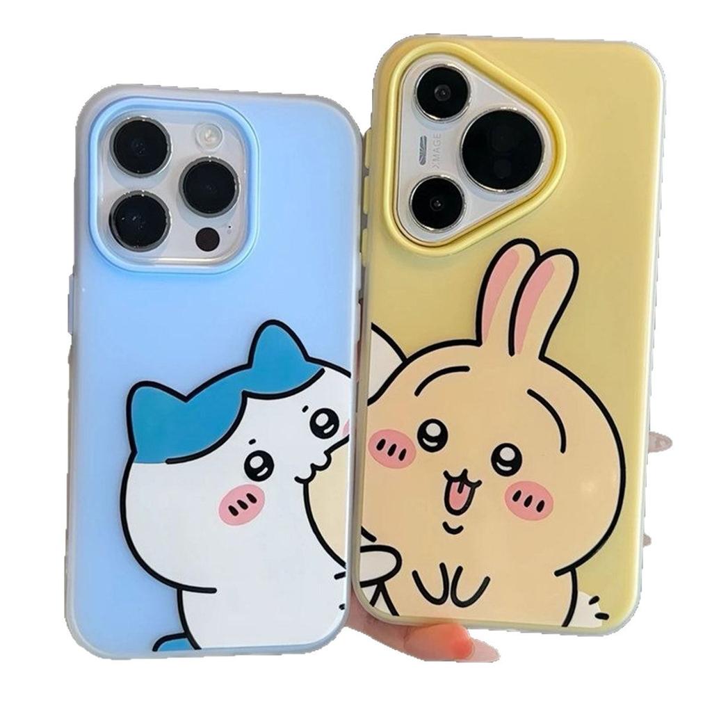 All-inclusive Jelly Two-in-one Mobile Phone Case Imd for Apple 13promax Mobile Phone New Shell Cartoon Couple Mobile Phone Case