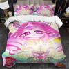 C-Cookie Run K-Kingdom Duvet Cover Set Soft Wash Bed 3 Piece Summer Comfortable Student Dormitory Home Baby Bedding Best Seller
