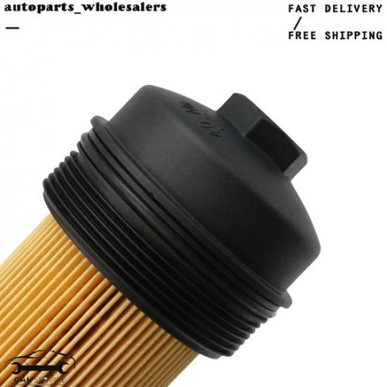 For Super Duty 6.0 6.4L Powerstroke Diesel 03-10 Engines Oil Filter & Cap