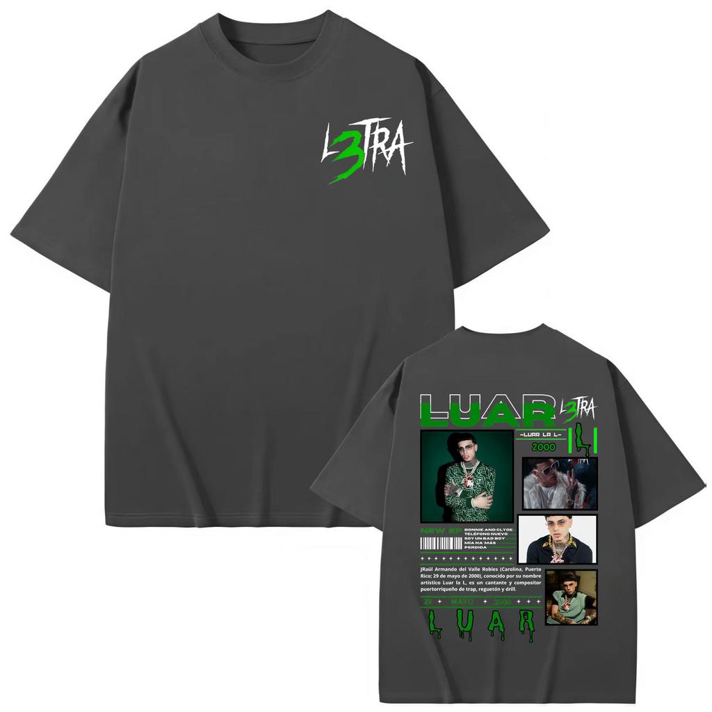 Rapper Luar La L T-shirt Men Women Clothing Harajuku Short Sleeve T-shirts Summer Fashion Casual Loose T Shirts