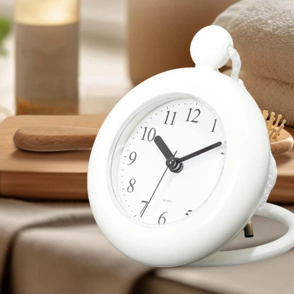 Nylon Lanyard Bathroom Clock Silent Movement Hanging Watch Wall Mounted Clock Office Decor