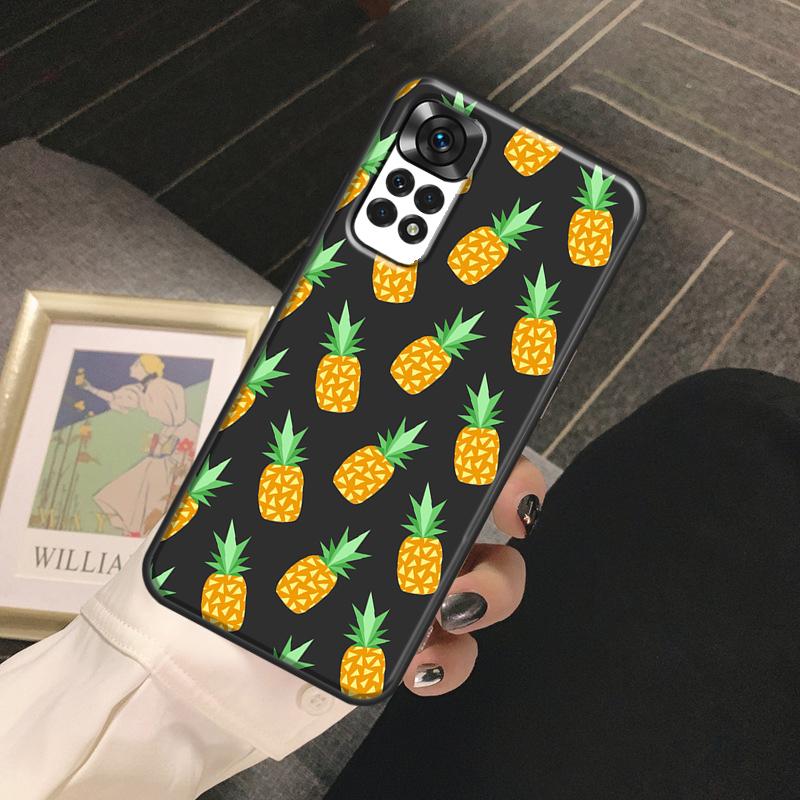 Summer Fruit Pineapple Funda For Xiaomi Redmi Note 13 14 Pro 9 10 11 12 Pro 10S 11S 12S Redmi 13C 10C 12C 14C Case