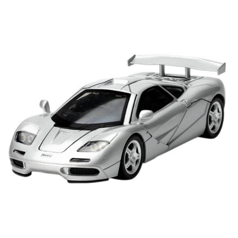 

1/32 Simulation McLaren F1 Alloy Sports Car Model with Base Children s Toy Car Collection Ornaments Boys Birthday Gift серебряный
