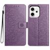For Oppo Reno14 Pro 5G (Global) Leather Case with Card Slots Mandala Pattern Phone Cover Stand