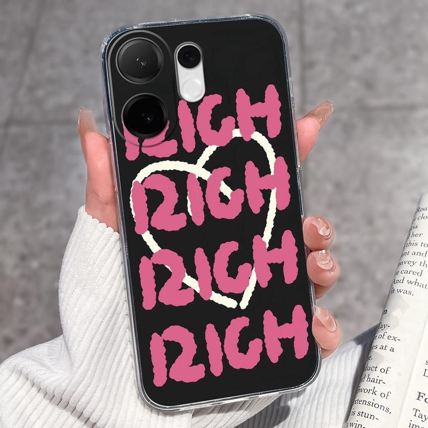 For Vivo V60 V50 V40 Lite V40e V30e V20 Pro SE Phone Case Beautiful Mountain Range Patterns Transparent TPU Anti Slip Soft Back Covers For Vivo Casing