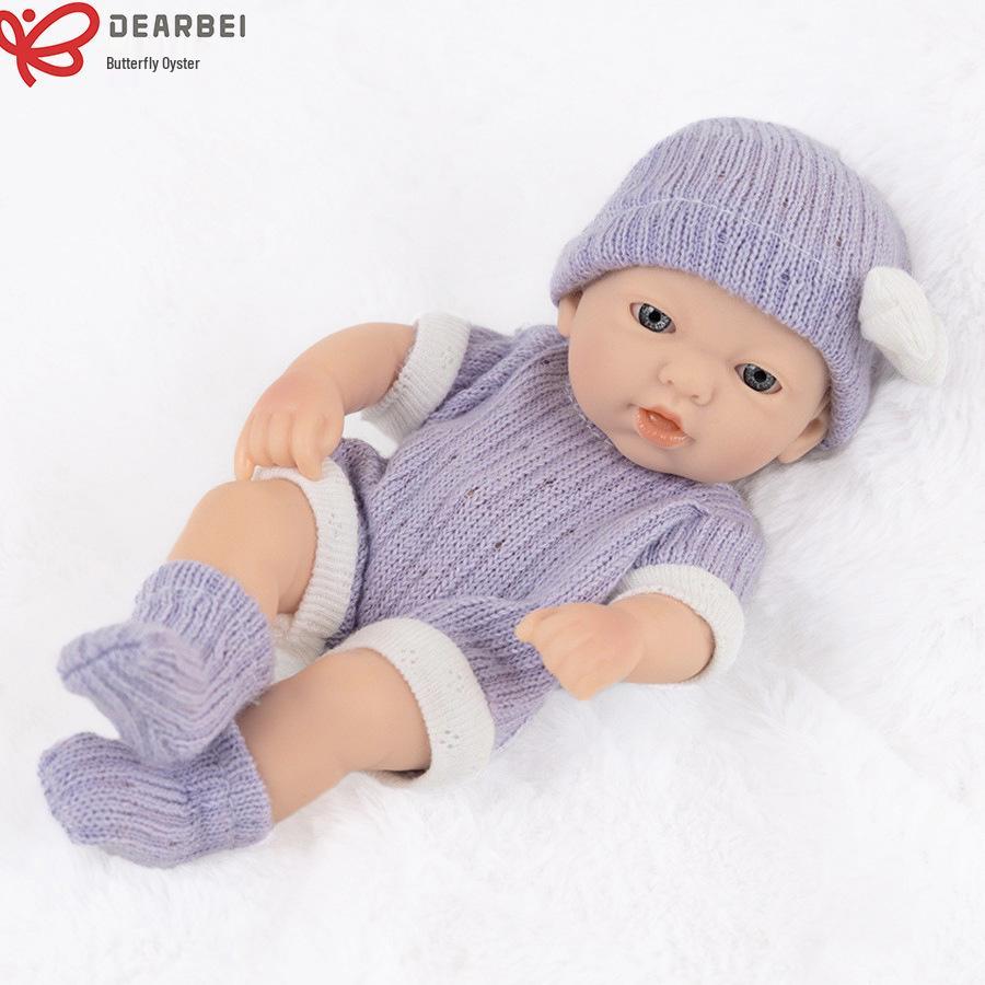 7-inch Soft Vinyl Reborn Baby Doll - Soothing Toy for Children