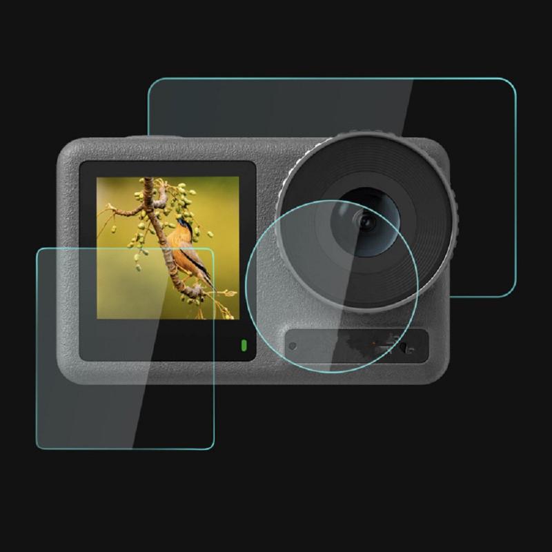 Tempered Glass Screen Protector Scratch-resistant Protective Film Compatible For Dji Osmo Action 3