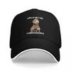 La vita è più bella con Cappellino da baseball Mini Labradoodle Cappello Marca di lusso cappellini personalizzati Donna Moda da spiaggia Uomo