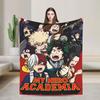 Deka My Hero Academia Anime Fleece Vtipná Prodyšná Přehozovádeka na Postel Pohovku Jaro Podzim