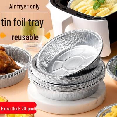 Formas Descartáveis de Folha de Alumínio para Air Fryer