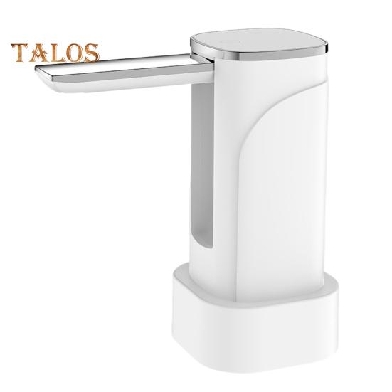 

Водяной насос-диспенсер, складной автоматический насос для питьевой воды, светодиодный сенсорный дисплей, 5 галлонов, электрический водяной насос, зарядка через USB, портативный диспенсер для воды белый