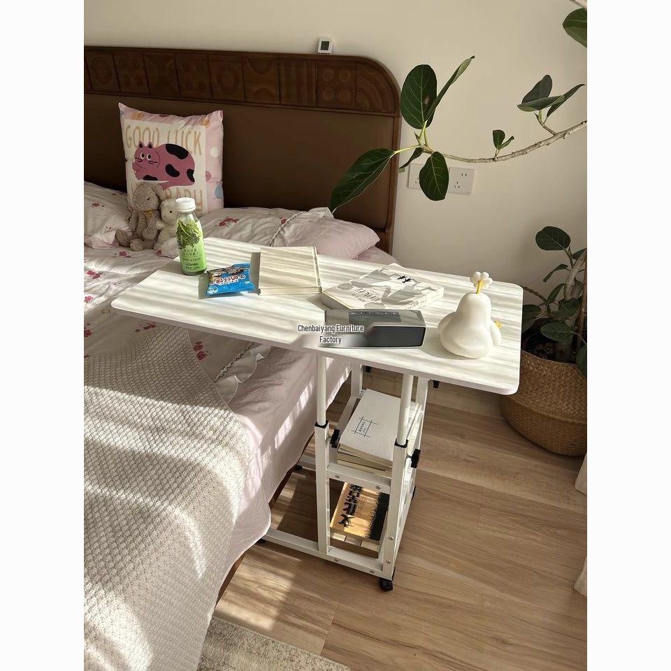 Adjustable Portable Bedside Desk: Movable Study Table for Dorms