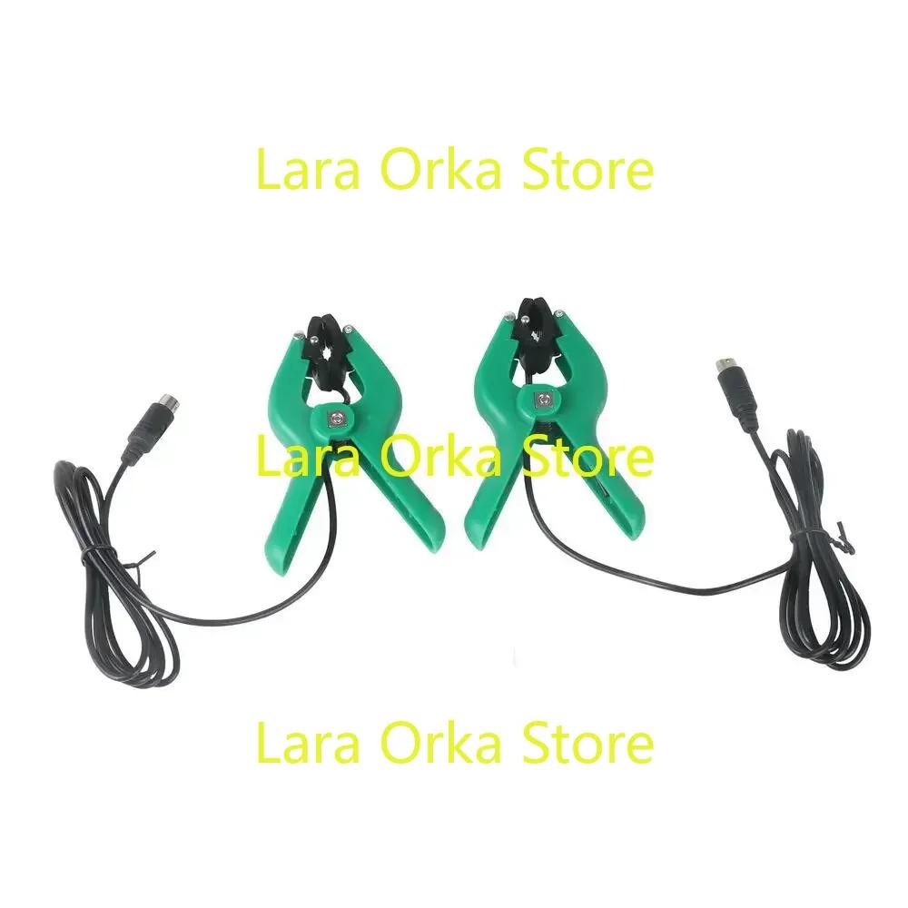2Pcs HVAC Temperature Clamps Probe 1.5M for AUTOOL DUOYI Digital Manifold Gauge