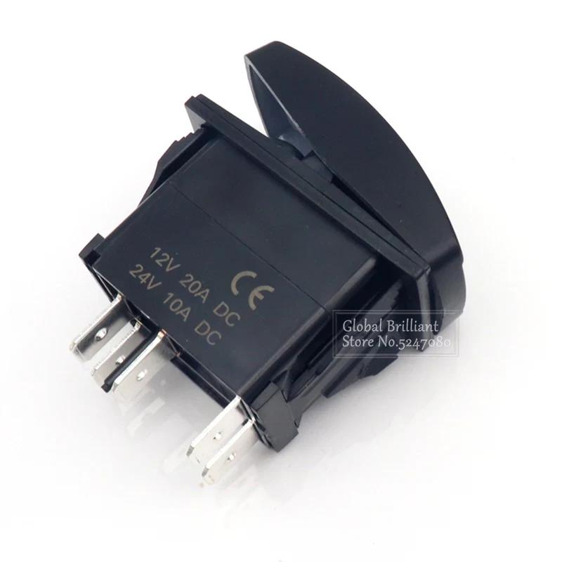 For Car Truck Marine 12V/20A 24V/10A Boat Rocker Switch Toggle 5Pin SPST / 7Pin DPDT ON-Off Switch with LED Light