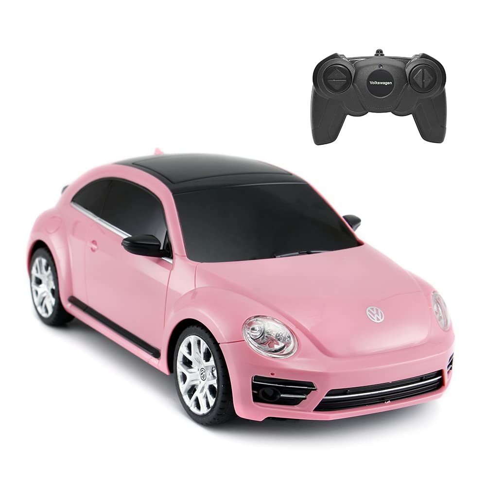 

Rastar Scale Volkswagen Beetle RC Model Car for 124 Kids, Pink, 2.4GHz розовый