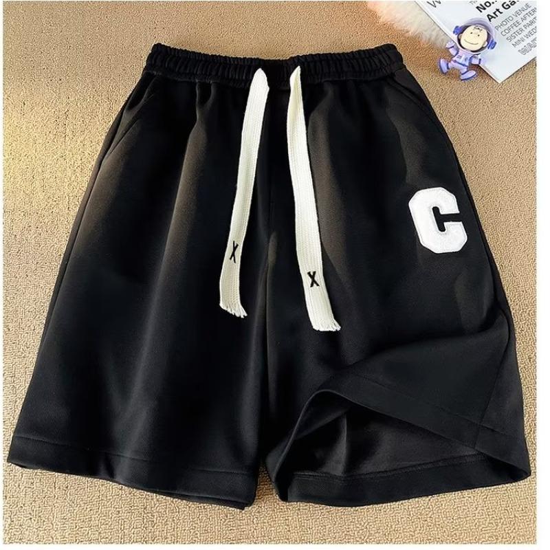 Retro Shorts Men's Summer Sports 5-point Pants Loose Versatile Casual Basketball Mid-pants Summer