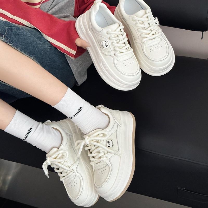Autumn flat-bottomed color matching versatile casual sports jogging women's shoes