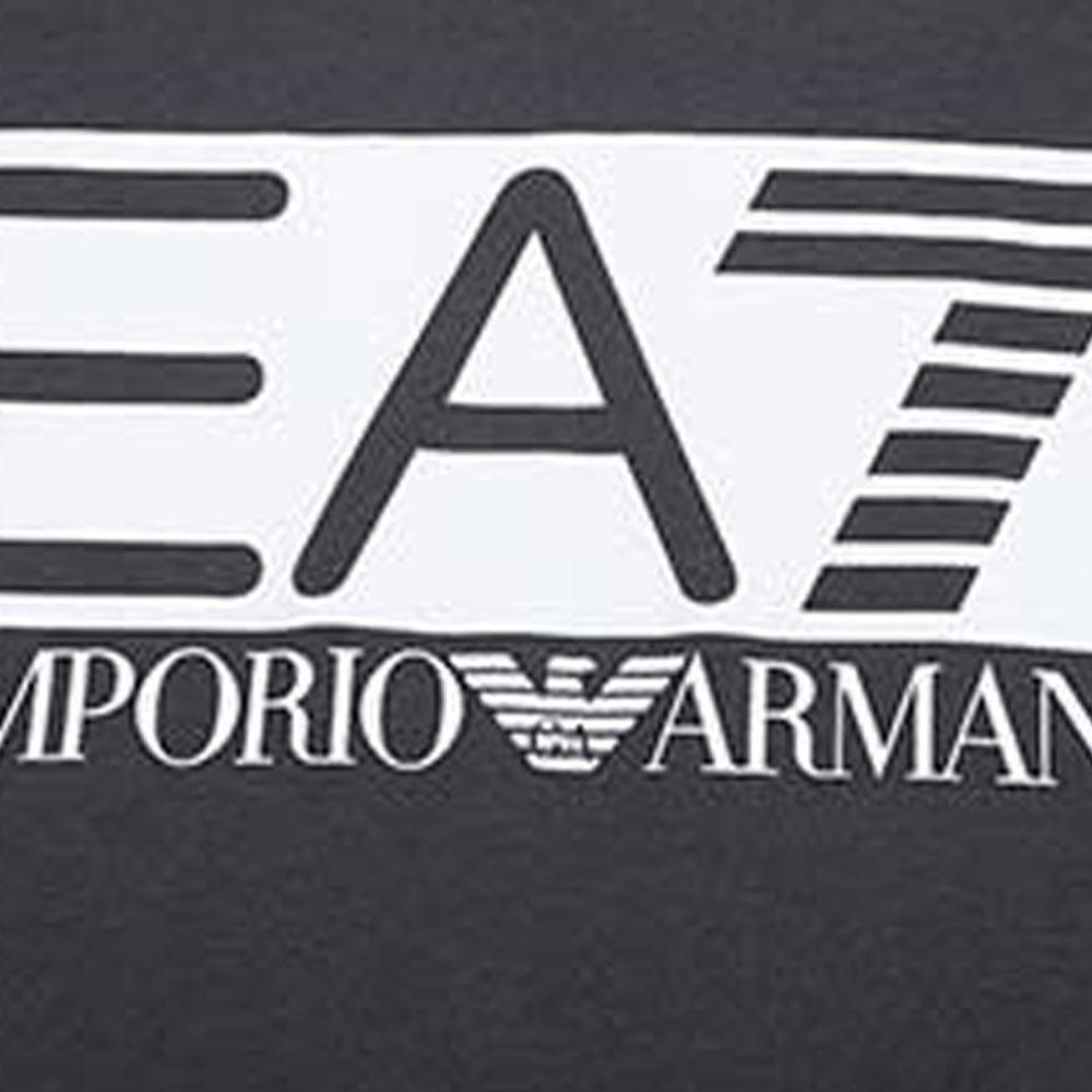 Emporio Armani EA7 Box Round Neck Short Sleeve T-Shirt Men Tops Asphalt 3GPT81-PJM9Z-1993
