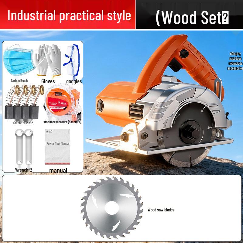 High-Power Multifunctional Handheld Electric Saw for Tile, Stone, Metal, and Woodworking