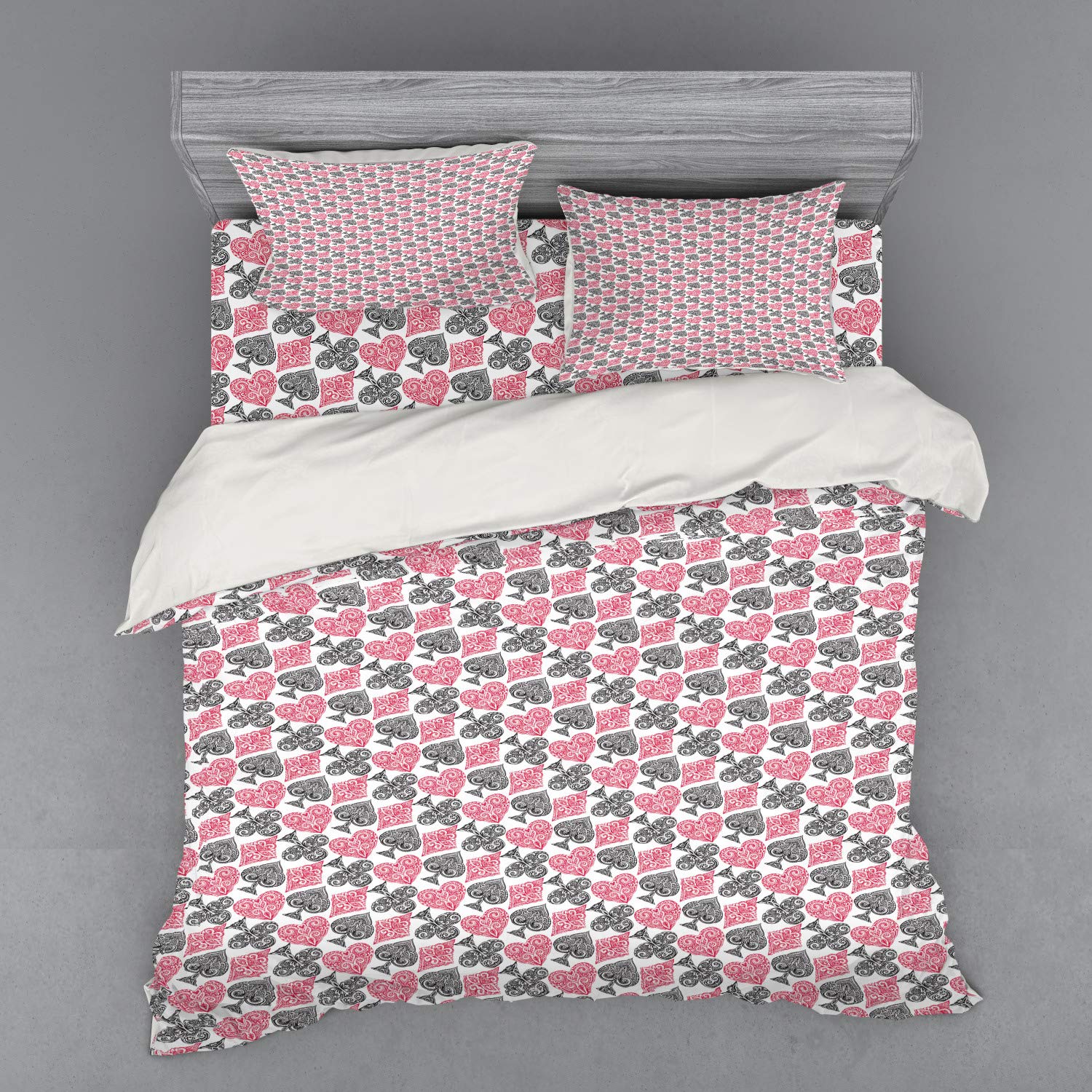 

Набір підковдр з гральними картами, розмір Queen, легкий пуховий покривал-підковдра, декор спальні, покривала з чіпами, без ковдри (135x200cm)