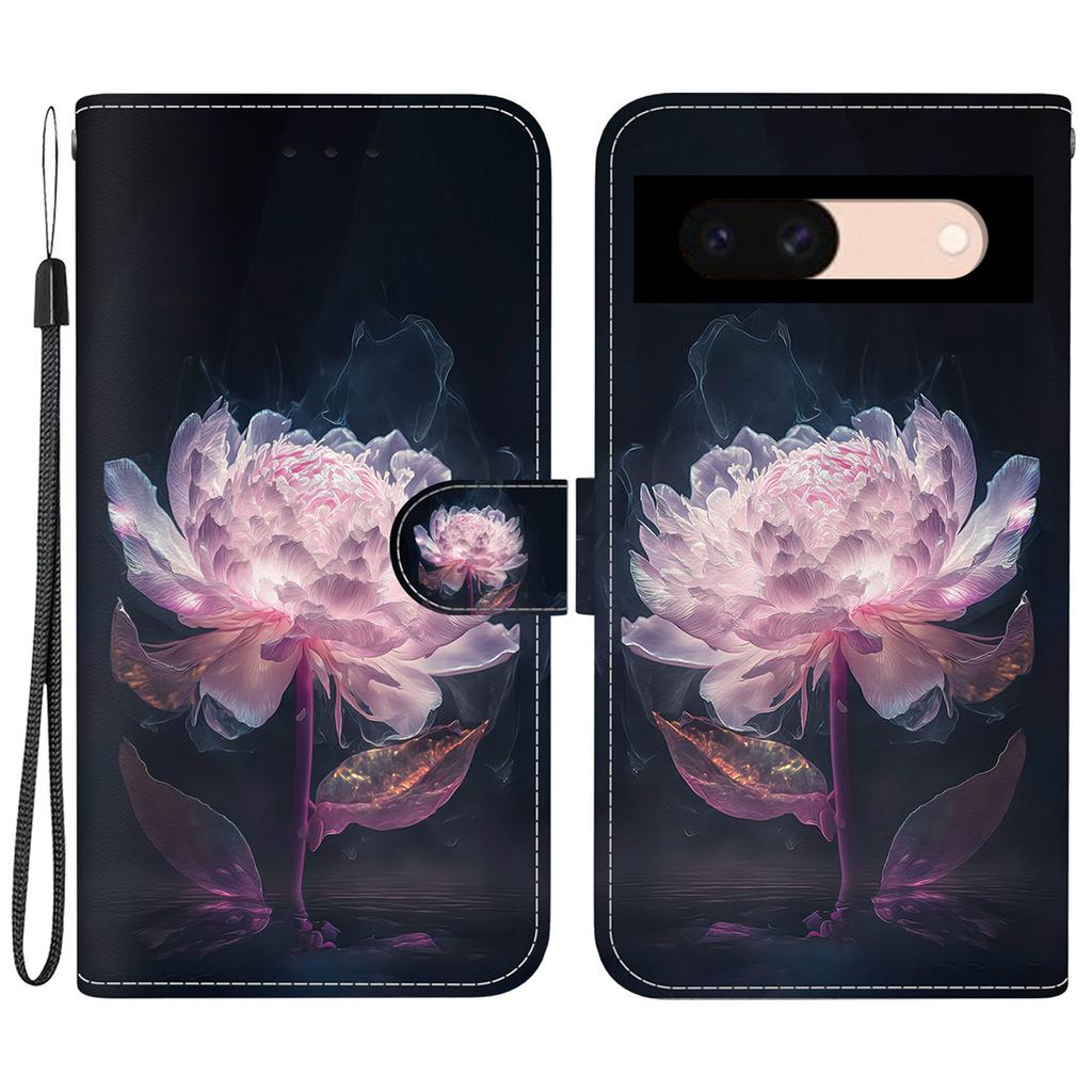 For Google Pixel 8a Case Stylish Pattern Wallet Leather Smartphone Cover