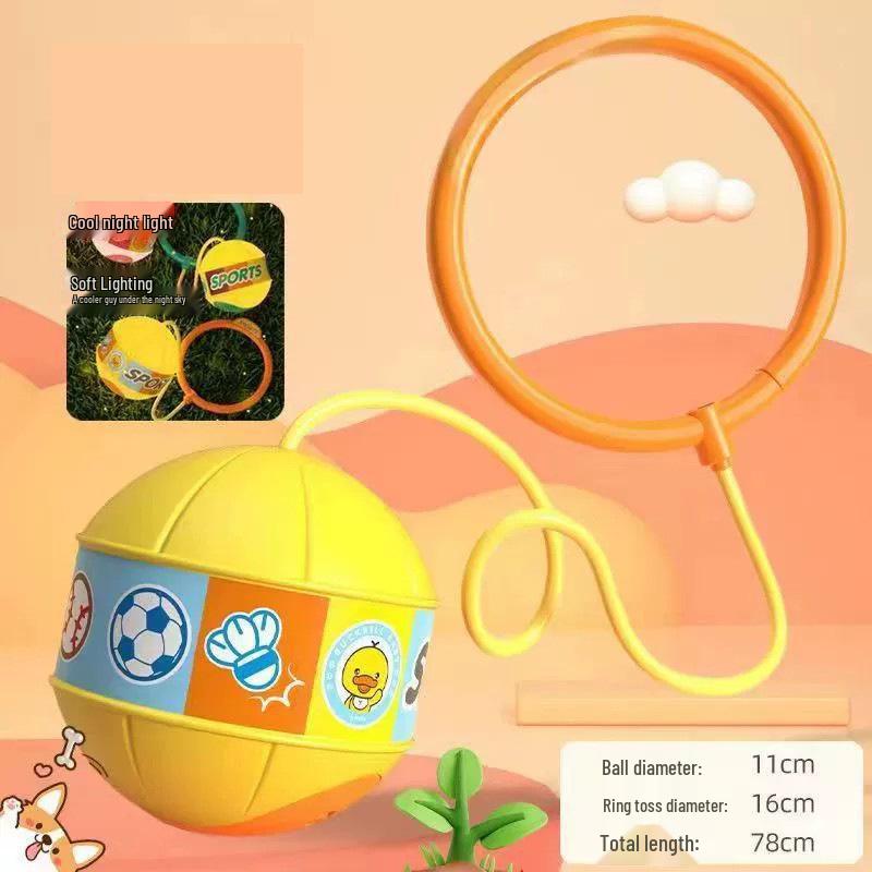 Kids' Light-Up Bouncy Balance Ball – Sensory Training & Outdoor Fun Toy