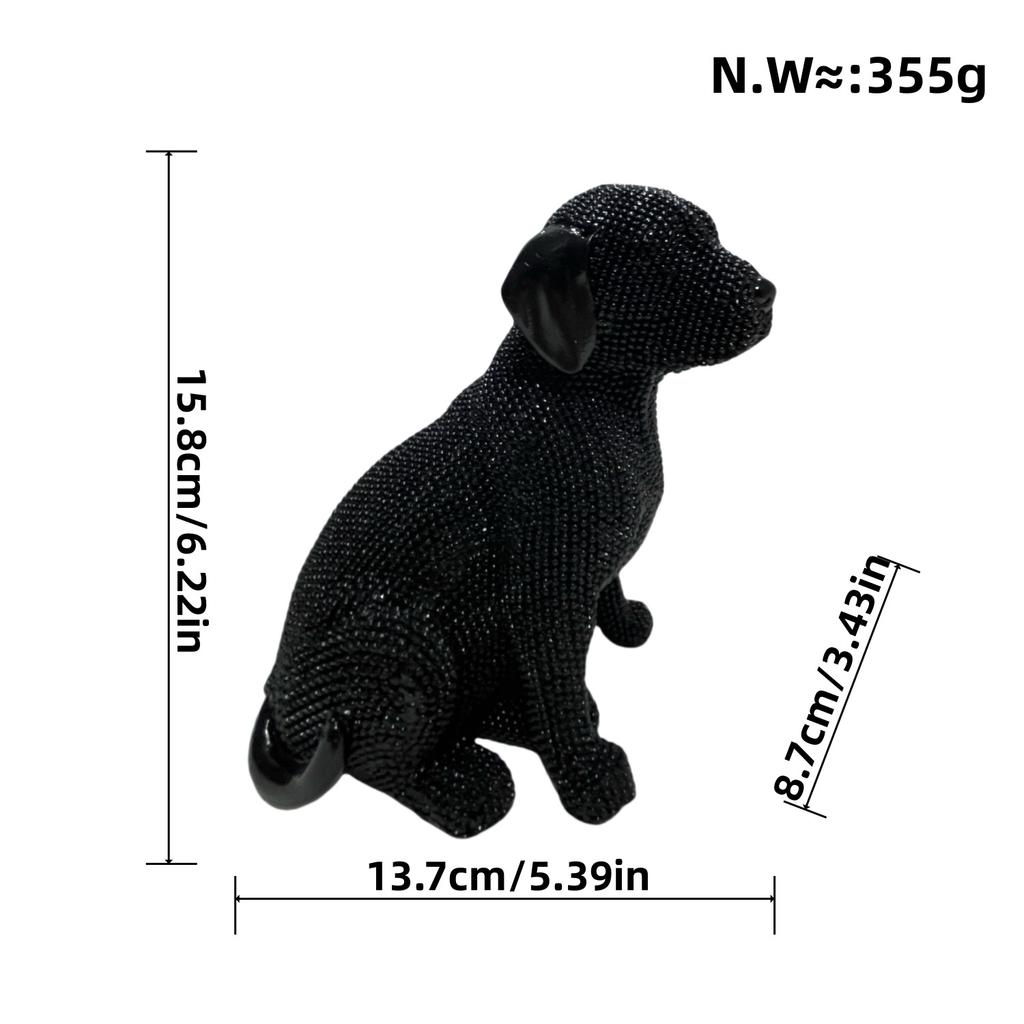 New Products Labrador Creative Living Room Ornaments Desktop Home Decoration Resin Crafts Housewarming Gift