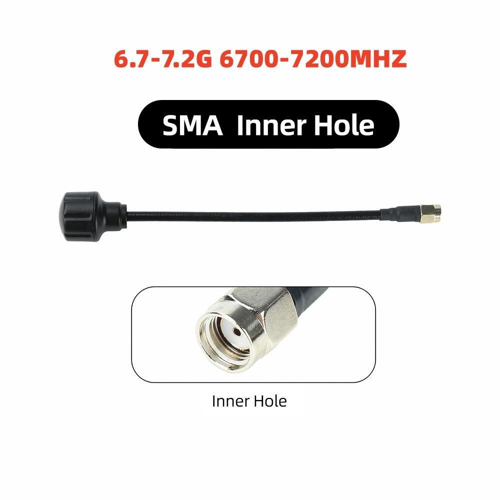 High Power RHCP Antenna SMA Inner Pin Hole Connector ABS Shell 360 Degree Full Coverage FPV Drone Aeromodel Accessory