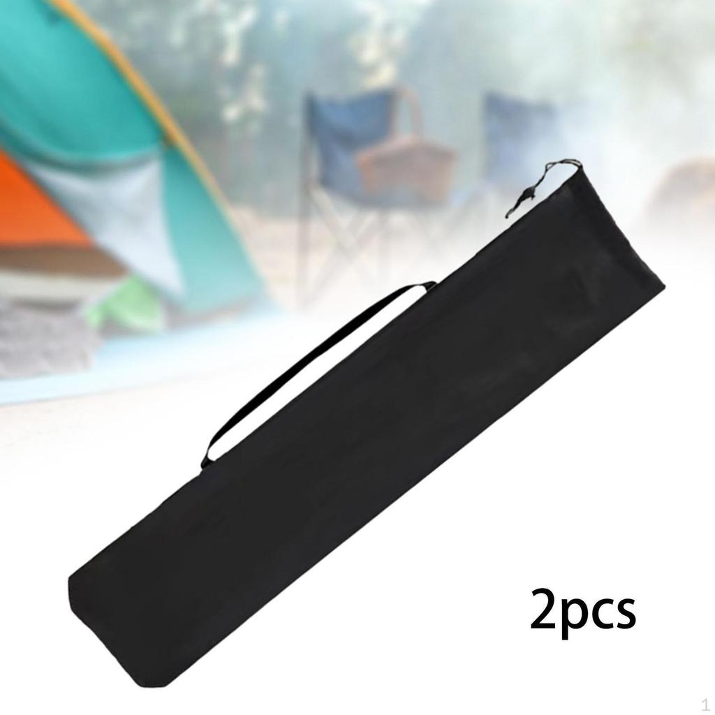 2er-Pack Faltstuhl-Aufbewahrungstaschen, Lange Taschen mit Kordelzug, Oxford-Tasche für Matte