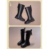Children's Boots, Single Boots, High Waisted Straps, Side Zippers Boots